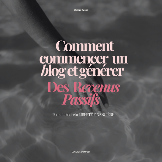 Générer un revenu passif grâce au blogging